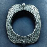 Designer Oxidized Floral Art Bangle | Silver Replica Best Openable Kada for Daily Wear