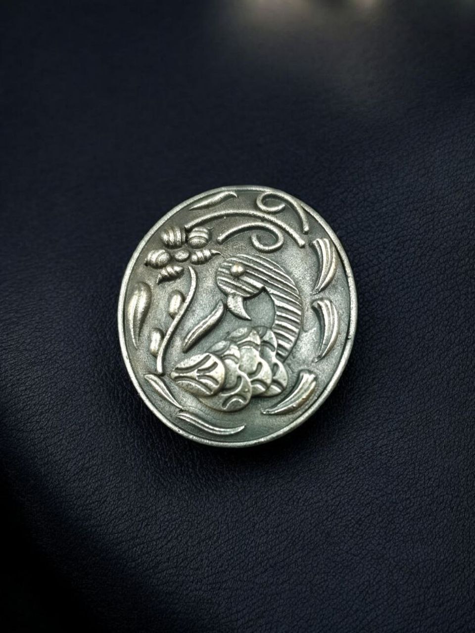 Trendy Oxidized Floral Art Peacock Design Hair Pin | Best Handmade Silver Replica Stylish Jewelry 1 Oxidized silver replica peacock design hair pin