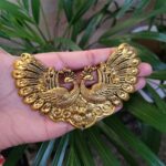 Peacock Pendant Raw Material for Premium Handmade Jewelry Making and Craft Projects