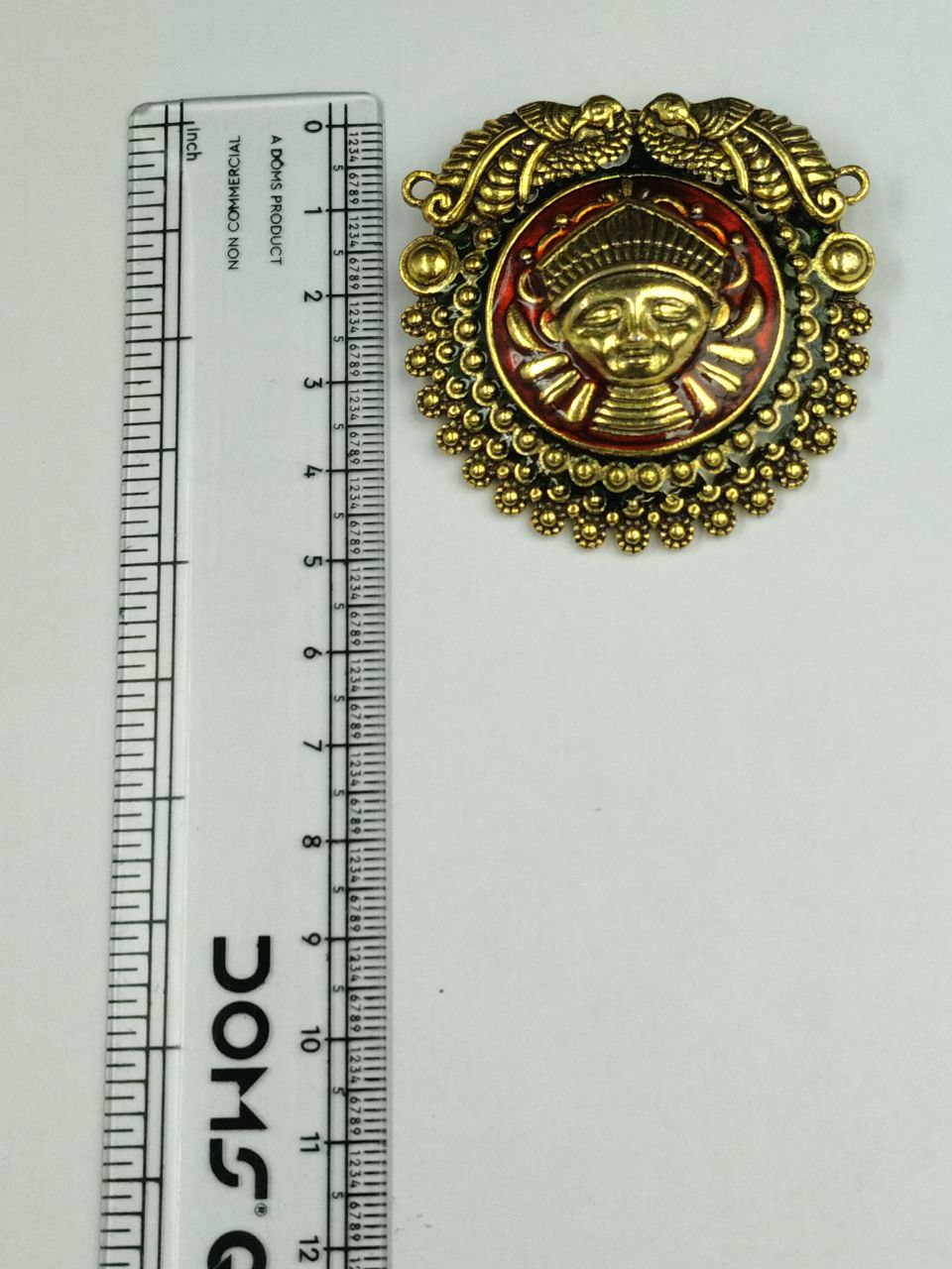 Gold Plated Meenakari Peacock Pendant Raw Material for Designer Jewelry Making Crafts 2 Gold Plated Meenakari Peacock Pendant Raw Material for Designer Jewelry Making Crafts - Image 2