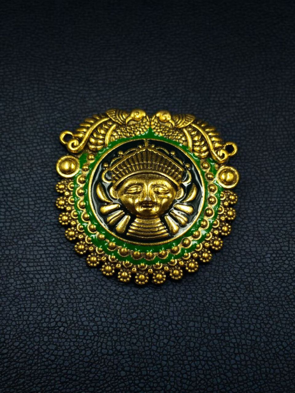Gold Plated Meenakari Peacock Pendant Raw Material for Designer Jewelry Making Crafts 4 Gold Plated Meenakari Peacock Pendant Raw Material for Designer Jewelry Making Crafts - Image 5