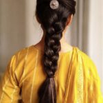 Designer Floral Art Hair Pin | Pearl Work Silver Replica Best Oxidized Jewelry