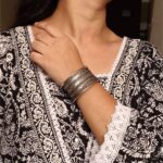 Unique Designer Cuff Bracelet | Silver Plated Fashion Jewelry for Women