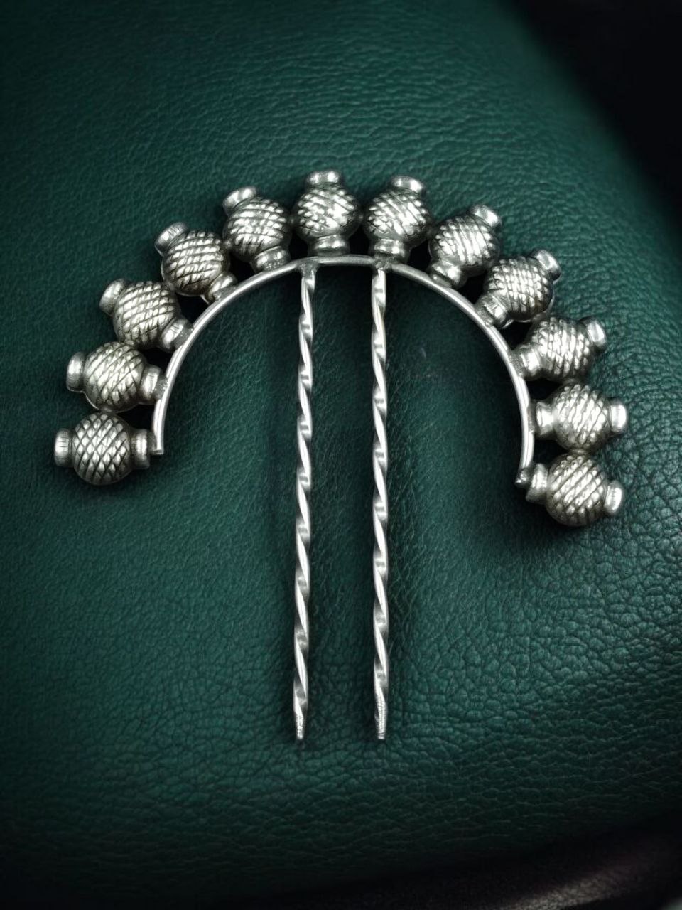 Silver Replica Best Oxidized Juda Pin | Stylish Hair Accessories For Women 1 Silver plated oxidized juda pin stylish hair accessory for women