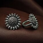 Designer Oxidized Toe Ring | Silver Plated Best Fashionable Jewelry