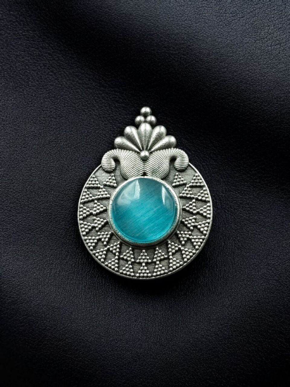 Trendy Oxidized Monalisa Stone Ring | Silver Replica Adjustable Perfect Jewelry For Women 13 Oxidized silver replica adjustable Monalisa stone ring for women