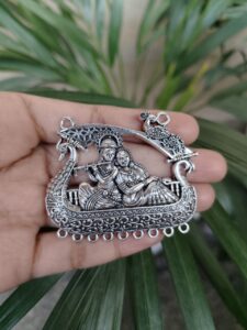 Silver Plated Religious Pendant Raw Material for Traditional Designer Jewelry Making Crafts