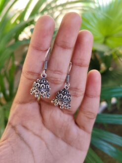 Elegant Jhumki Hook Dangler Earrings with Beautiful Ghungroo Detailing for Women