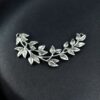 Leaf Design Pendant German Silver DIY Jewellery Raw Material for Handmade Craft Accessories