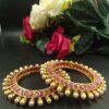 Kundan Meena Stone Work Bangle for Women Elegant Traditional Partywear Jewelry