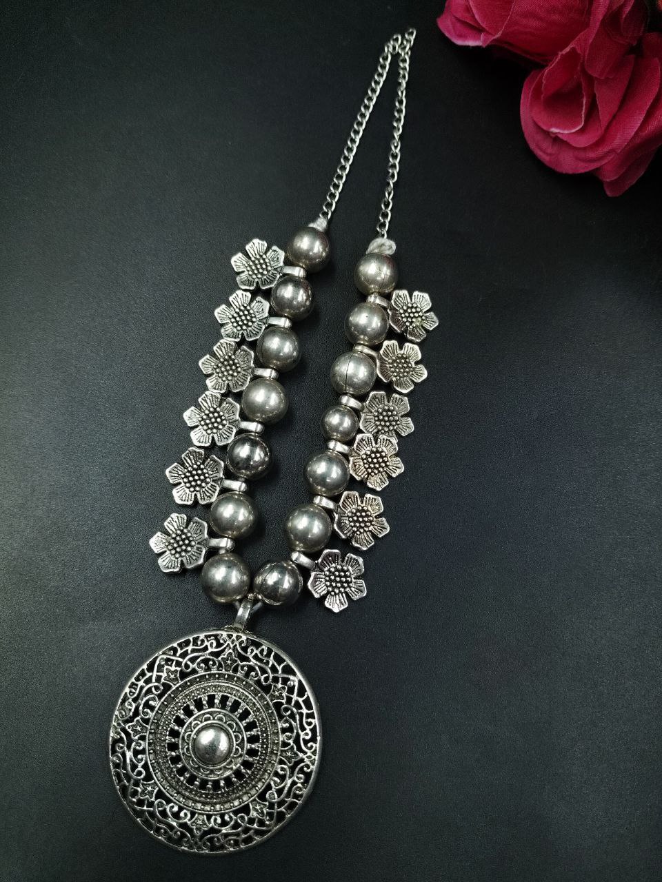 Floral Art Flower Design Necklace for Women Elegant Traditional Partywear Jewelry 1 Floral Art Flower Design Necklace for Women Elegant Traditional Partywear Jewelry