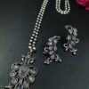 Peacock Design Stone Necklace Set for Women Traditional Wedding Partywear Jewelry