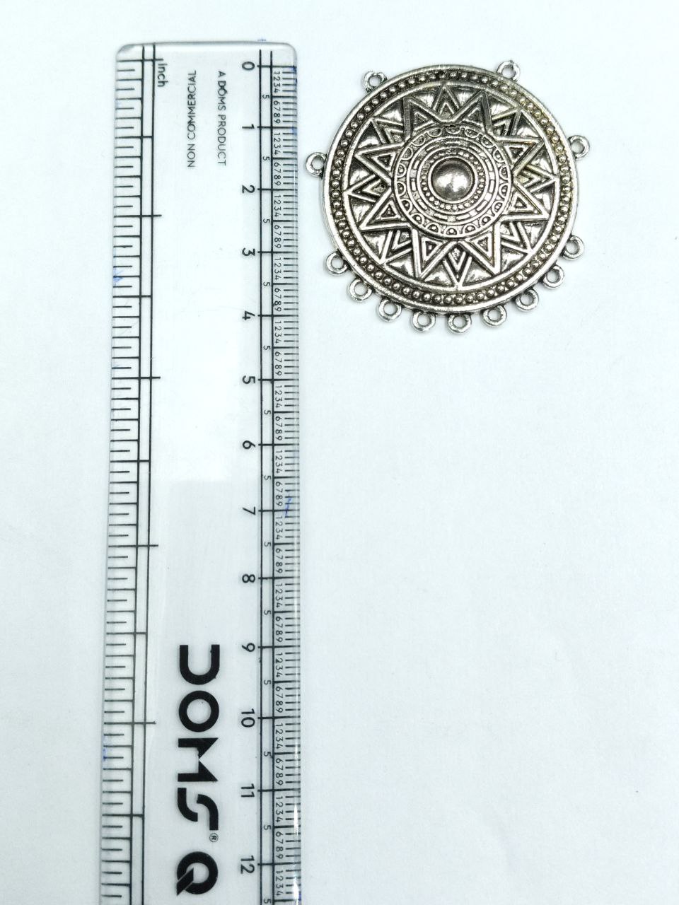 Pearl Work Round German Silver Pendant for DIY Jewelry Making Raw Material Supplies 3 Pearl Work Round German Silver Pendant for DIY Jewelry Making Raw Material Supplies - Image 3