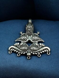 Peacock Design German Silver Pendant for DIY Jewelry Making Raw Material Supplies