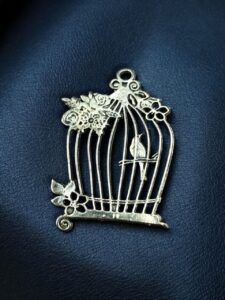 Unique Design German Silver Pendant Raw Material for DIY Jewelry