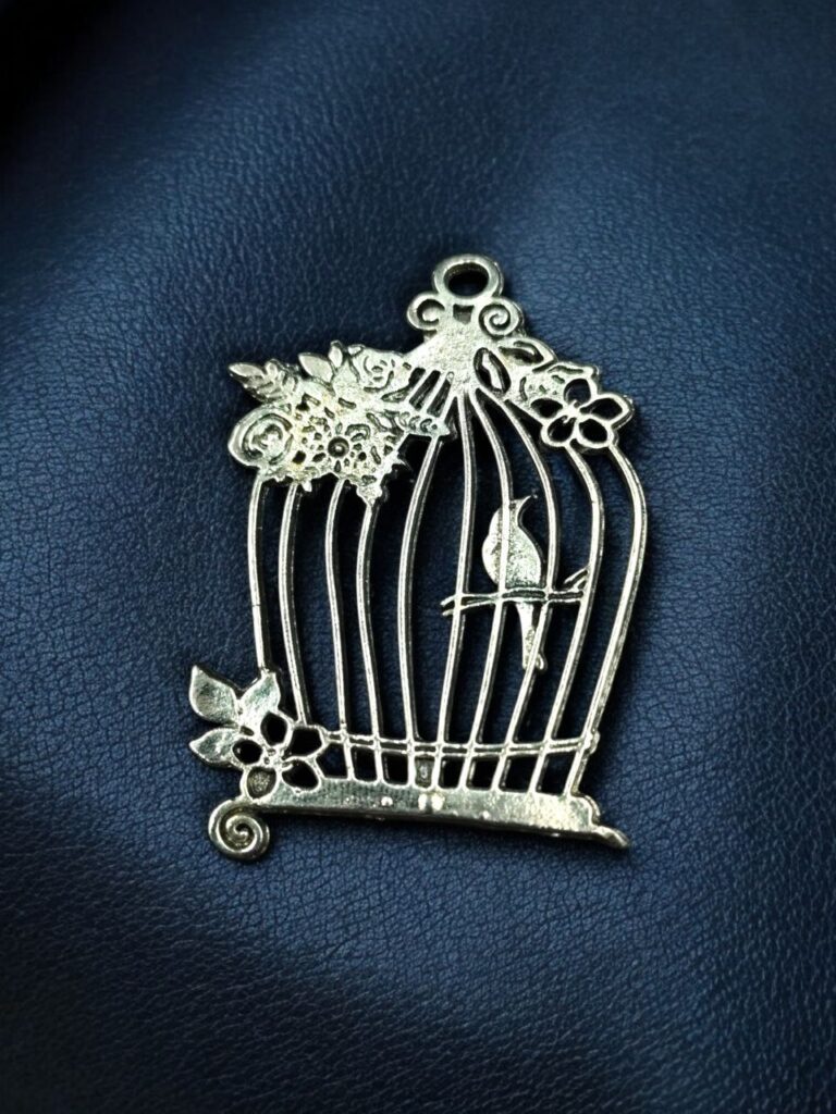 Unique Design German Silver Pendant Raw Material for DIY Jewelry