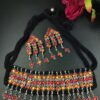 Stone Work Thread Choker Necklace Set for Women Traditional Ethnic Partywear Jewelry Collection 3 photo 1 2025 12 11 11 51 58
