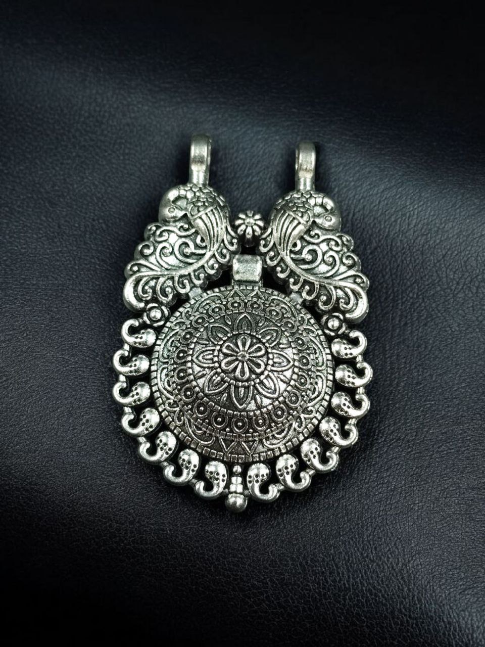 German Silver Peacock Pendant Raw Material for Premium Handmade Jewelry 2 German Silver Peacock Pendant Raw Material for Premium Handmade Jewelry - Image 3