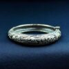 Oxidized Openable Floral Art Bangle | Silver Replica Ethnic Perfect Jewelry for Women 11 Oxidized silver replica openable floral art bangle for women.