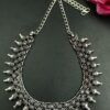 Silver Plated Choker Necklace for Women Elegant Traditional Partywear Jewelry