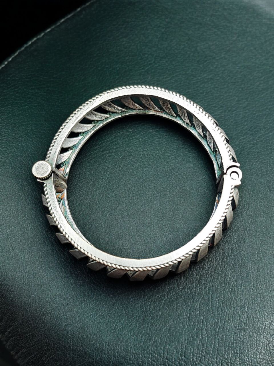 Beautiful Silver Replica Openable Bangle | Elegant Daily Wear Comfortable Jewelry for Women 6 Beautiful silver replica openable kada bangle for women