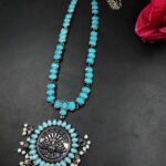 Peacock Design Silver Replica Necklace for Women Traditional Ethnic Partywear Jewelry