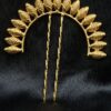 Unique design gold plated juda pin hair accessory for women