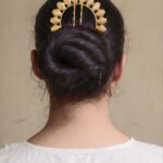 Ethnic Gold Plated Juda Pin | Amazing Bun Hair Accessory
