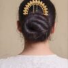Beautiful handmade gold plated juda pin hair accessory for women