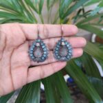 Graceful Peacock Design Silver Plated Hook Earrings with Elegant Traditional Jewelry