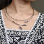 Elegant Silver Plated Hasli Necklace | Traditional Beautiful Jewelry Gift For Her