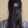 Designer oxidized hair pin offering secure hold, elegant traditional design, and timeless ethnic charm for festive, wedding, and everyday traditional hairstyles.