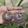 Silver Plated Chandbali Hook Dangler Earrings for Women’s Traditional Ethnic Style 3 photo 20 2025 12 04 14 16 49