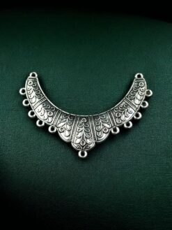 Beautiful Artwork German Silver Necklace for DIY Jewelry Making Handcrafted Designer Craft Supply