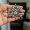 Beautiful Peacock Design German Silver Charm for Artistic DIY Jewelry Craft Projects 4 photo 22 2025 12 10 15 03 05