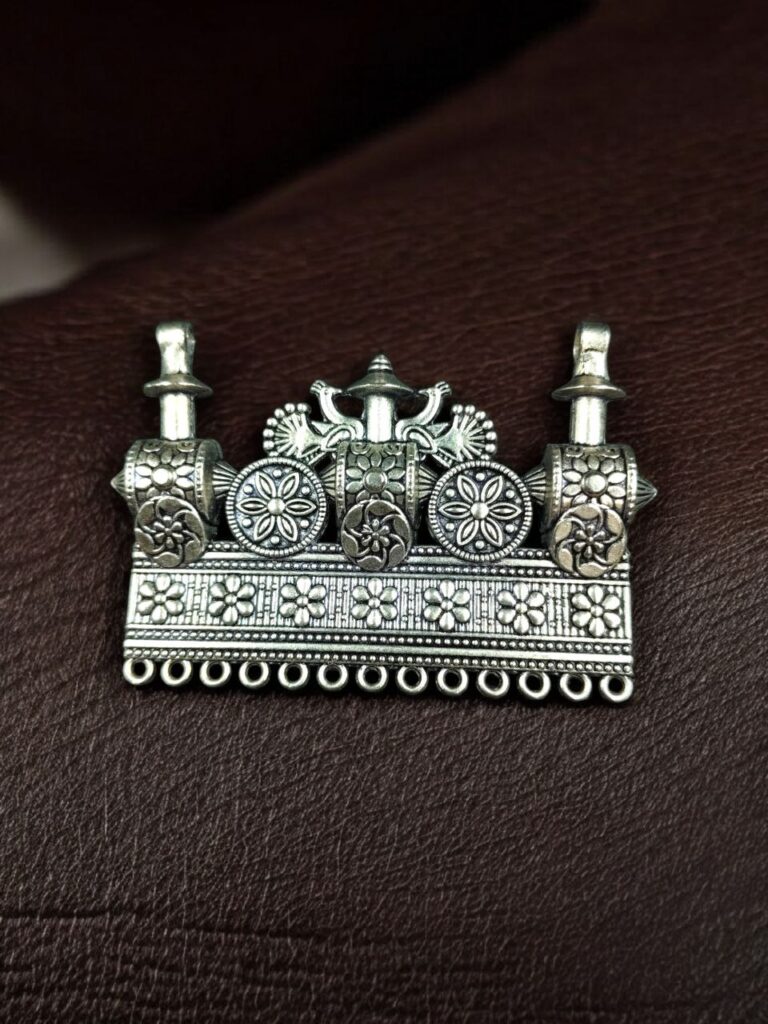 Unique Design German Silver Pendant for DIY Jewelry Making Raw Material Craft Supplies