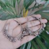 Boho Style Oxidized Ghungroo Hoop Earrings in Stunning Silver Plated Finish 2 photo 26 2025 12 12 16 35 48