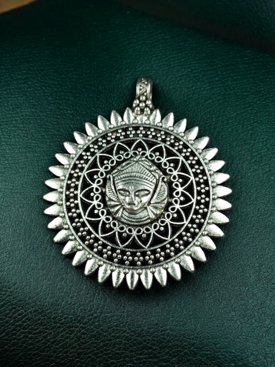 Goddess Laxmi Religious Art German Silver Auspicious Charm for Spiritual DIY Jewelry Making 1 Goddess Laxmi Religious Art German Silver Auspicious Charm for Spiritual DIY Jewelry Making