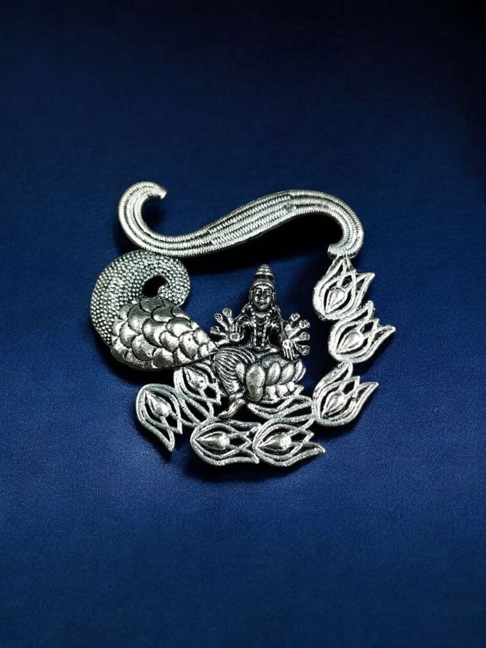 Maa Laxmi Spiritual German Silver Pendant for DIY Jewelry Making Handmade Religious Craft Charm 1 Maa Laxmi Spiritual German Silver Pendant for DIY Jewelry Making Handmade Religious Craft Charm