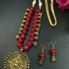 Ganesha Design Gold Plated Necklace Set for Women Traditional Spiritual Wedding Partywear Jewelry 3 photo 2 2025 12 11 11 51 58