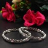 Silver Plated AD Stone Work Designer Bangles for Women Elegant Traditional Partywear Jewelry 3 photo 2 2025 12 20 13 11 27
