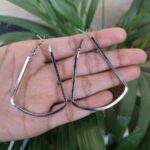 Western Look Antique German Silver Earrings with Premium Vintage Finish Design