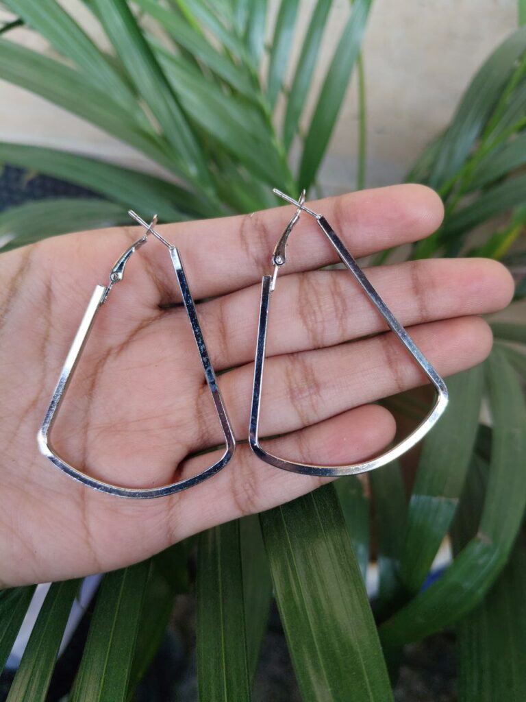 Western Look Antique German Silver Earrings with Premium Vintage Finish Design