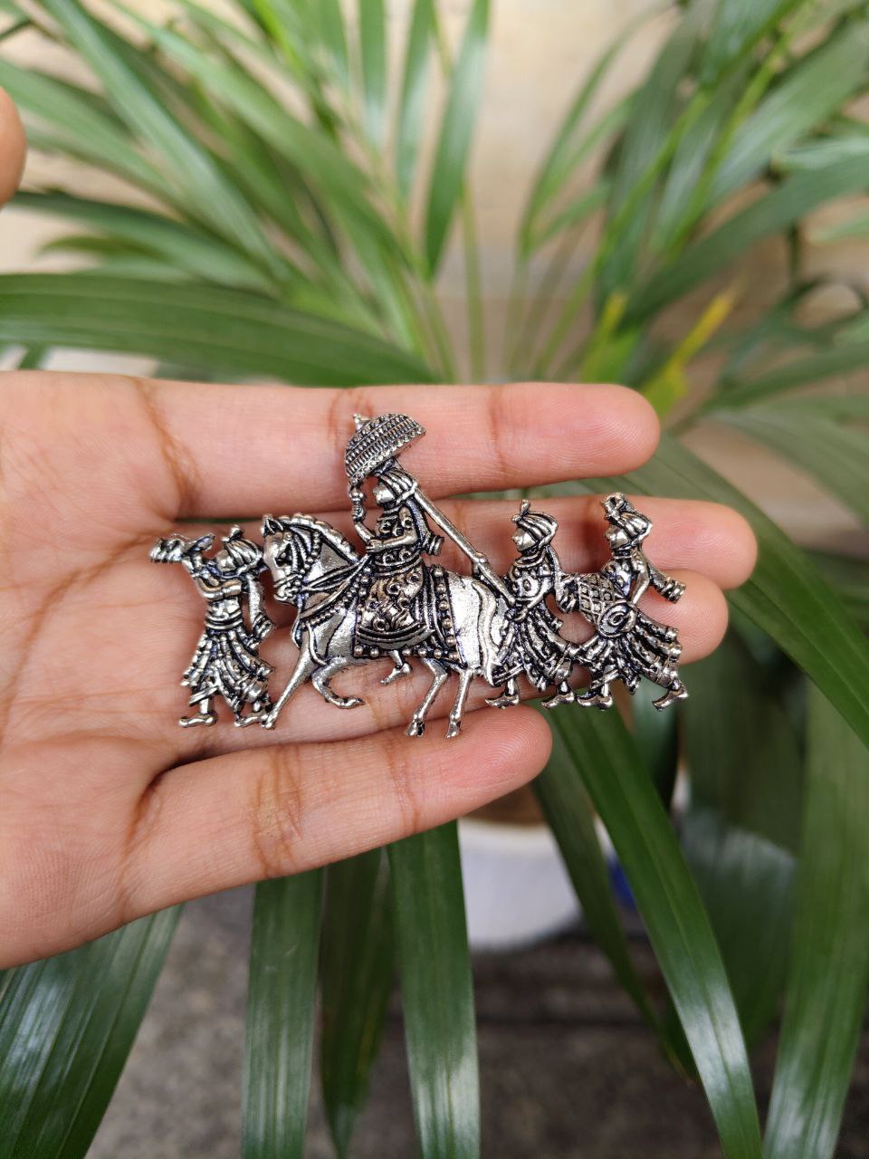 Barat Pendant Traditional Design German Silver Charm for DIY Jewelry Making Craft Supplies 2 Barat Pendant Traditional Design German Silver Charm for DIY Jewelry Making Craft Supplies - Image 2