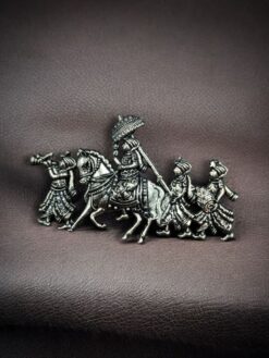 Barat Pendant Traditional Design German Silver Charm for DIY Jewelry Making Craft Supplies