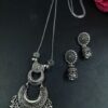 Half Moon Design Chain Pendant Necklace with Traditional Ghungroo Detailing for Women 3 photo 37 2025 12 05 17 07 14