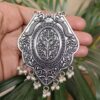 Peacock Design German Silver Pendant with Pearl Work for DIY Jewelry Making 4 photo 37 2025 12 08 15 09 55