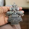 Traditional Vintage Art Silver Plated German Silver Statement Charm for Premium DIY Jewelry Crafting 4 photo 37 2025 12 10 15 03 05