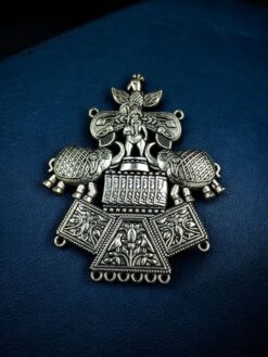 Traditional Vintage Art Silver Plated German Silver Statement Charm for Premium DIY Jewelry Crafting