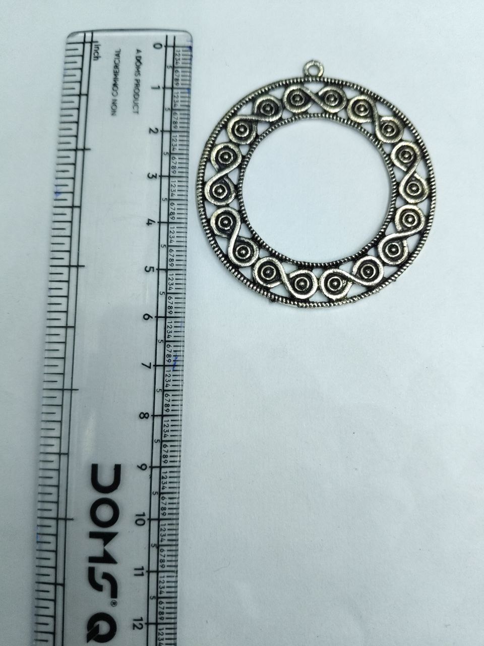 Round Shape German Silver Pendant for DIY Jewelry Making Raw Material Craft Supplies 3 Round Shape German Silver Pendant for DIY Jewelry Making Raw Material Craft Supplies - Image 3